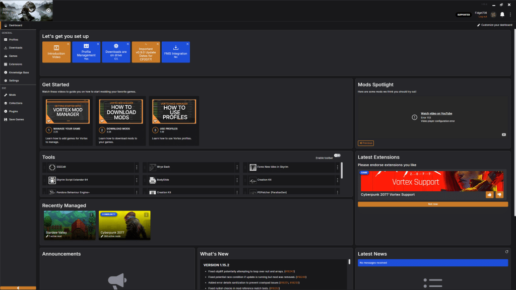 Vortex Mod Manager